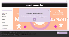 Desktop Screenshot of musthave.de