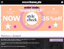 Tablet Screenshot of musthave.de